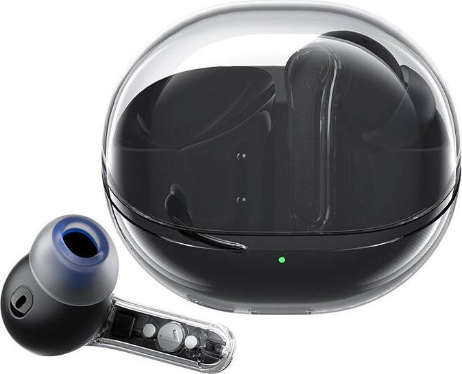 Actual product image Soundpeats Earphones Clear (black) (ANC, 7 h, Wireless)