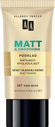 Oceanic AA Make Up Matt Foundation podkład matująco wygładzający 107 Dark Beige 30ml (107 Dark Beige)
