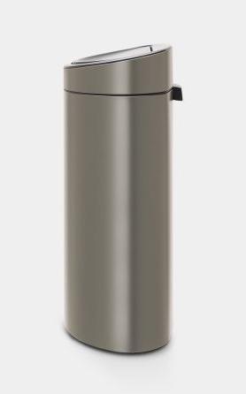 Actual product image Brabantia Trash can Touch Bin New,recycle, 23+10 L Platinum (33 l)