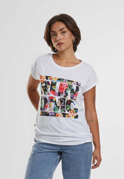 Image du produit Merchcode Ladies RUN DMC Floral Tee (XS)