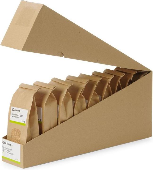 Produktbild Hendi Räuchermehl Sortiment 9 x 150 gram