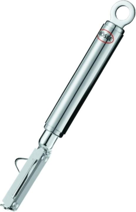 Immagine prodotto Rösle Pelapatate a pendolo per mancini, di alta qualità, pelapatate per frutta e verdura, acciaio inox