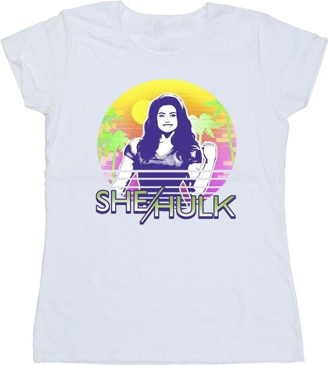 Image du produit - T-shirt SHE-HULK: ATTORNEY AT LAW SUNSET SMILE - Femme (M)