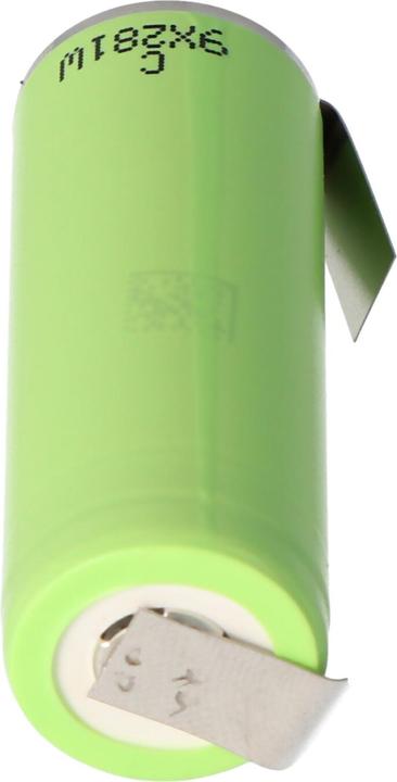 Actual product image Panasonic NCR18500A battery (solder tag U) (18500, 2040 mAh)