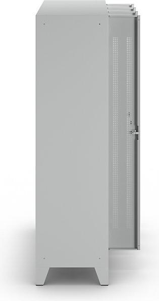 Actual product image Wolf Steel locker with stud feet, compartments cabinet height (120 cm, 185 cm)