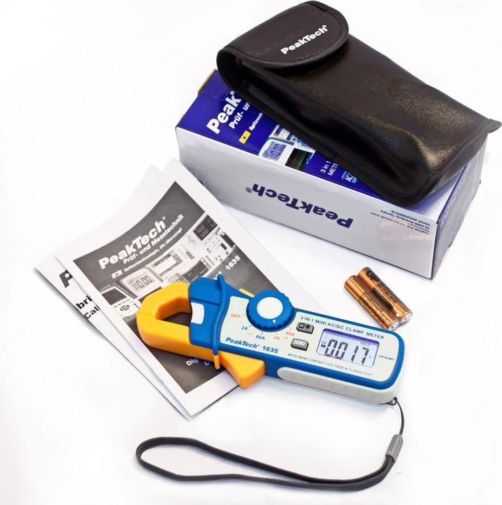 Immagine prodotto Peaktech P 1635 Pinza amperometrica (CAT III 600V)