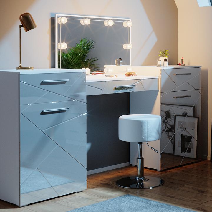 Immagine prodotto Vicco Irma con sgabello e illuminazione (190 x 90 x 39 cm)