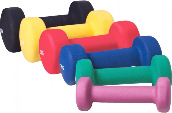 Gorilla Sports Gymnastikhanteln (2 x 5 kg, 2 x 4 kg, 2 x 3 kg, 2 x 2 kg, 2 x 1 kg, 2 x 0.5 kg)