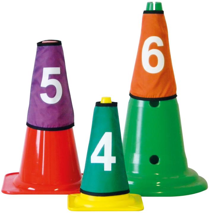 Actual product image Spordas ® Aufstecknummern für Markierkegel