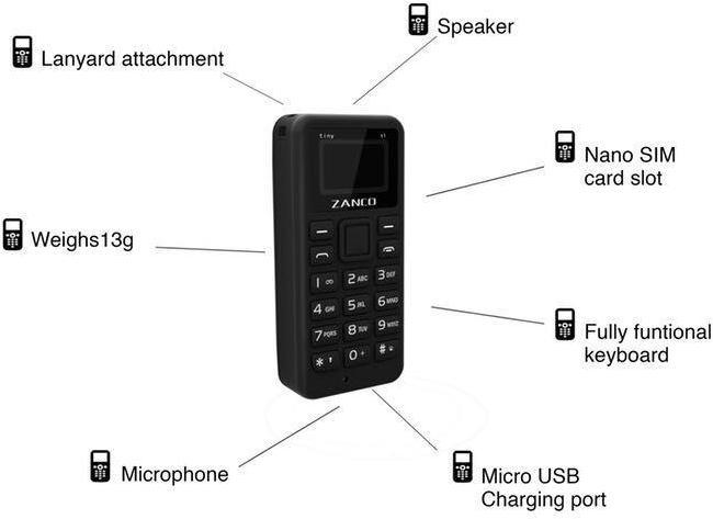 Produktbild Zanco Tiny T1 (0.49", 2G)