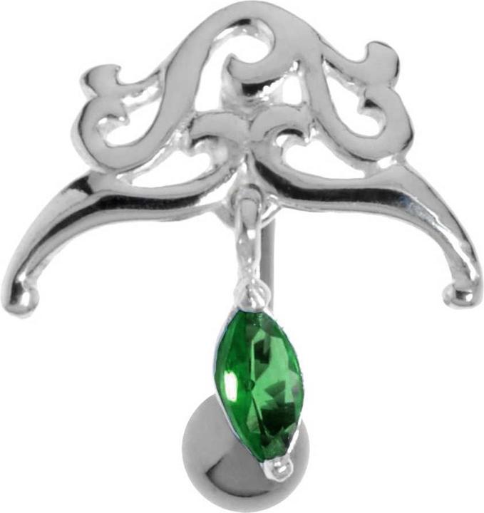 Immagine prodotto Bijouteria Piercing ventre (Acciaio chirurgico 316L, Argento 925, Zirconia)