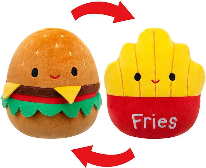 Produktbild Squishmallows 13 cm P20 Flip A Mallows - Carl Cheeseburger/ Floyd French Fries (13 cm)
