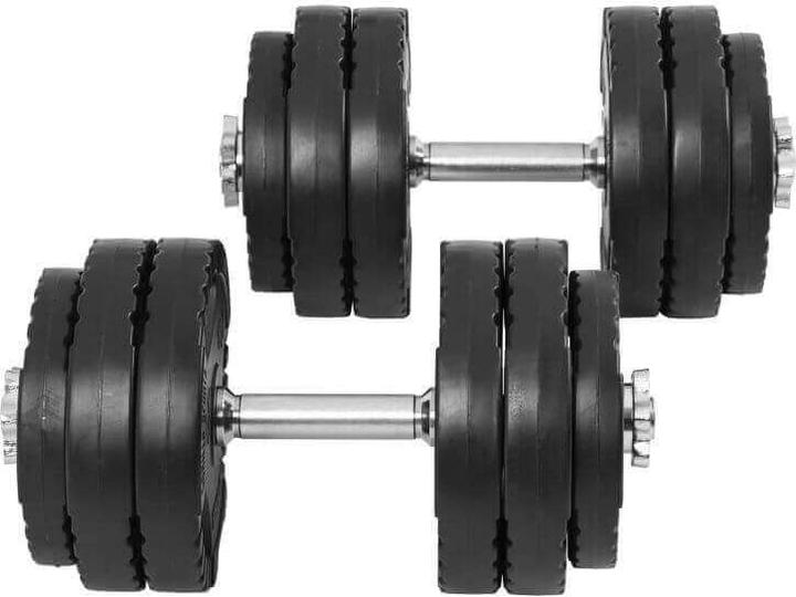 Immagine prodotto Gorilla Sports set di manubri (8 x 2,5 kg, 4 x 1,25 kg)