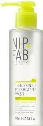 Nip + Fab Teen Skin Fix Pore Blaster Day Face Wash mit Wasabi-Extrakt und Vitamin E Cleansing Micel (Reinigungstücher, 145 ml)