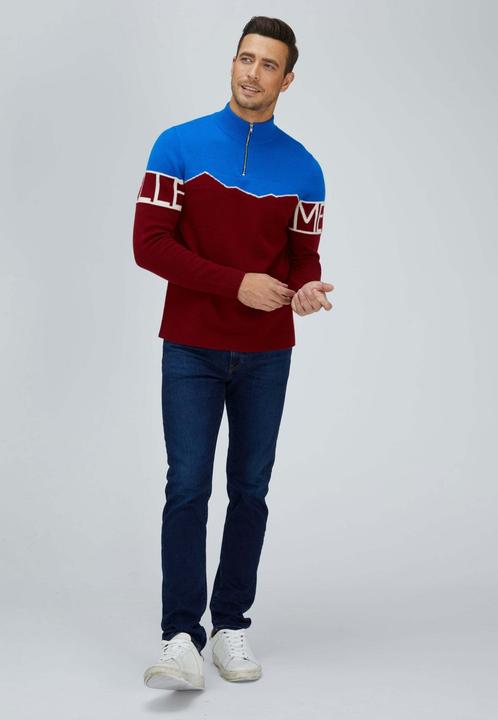 Image du produit Bellemere Pull Mérinos Super Fine Mountain Print Sweater (M)