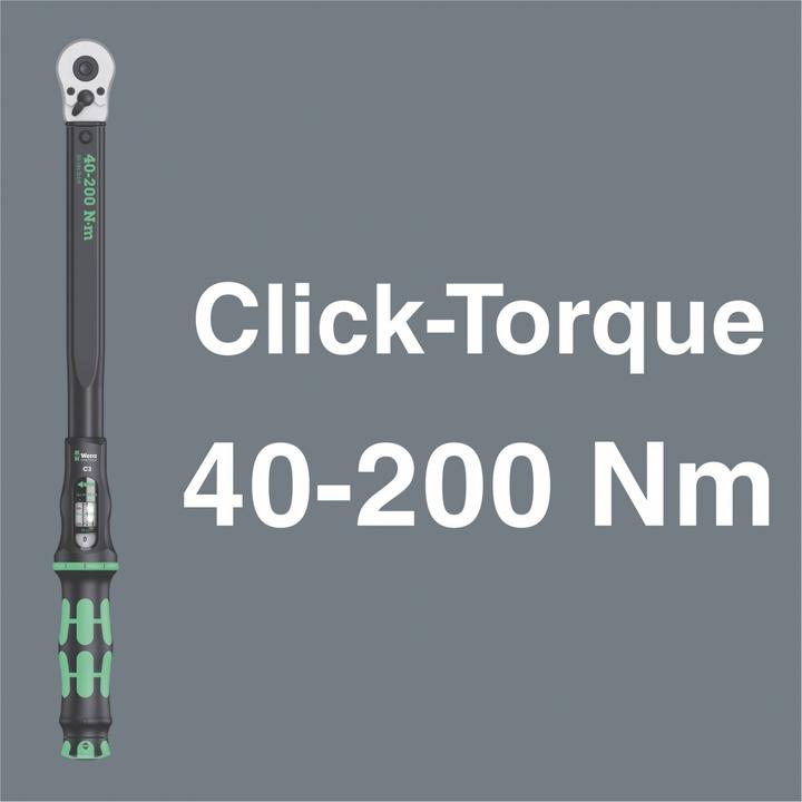 Actual product image Wera Click-Torque C 3 Set 1 (1/2", 40 Nm, 200 Nm)