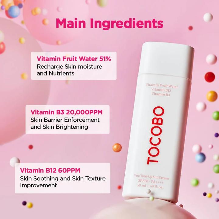 Produktbild Tocobo Vita Tone Up (Sonnencreme, SPF 50+, 50 ml)