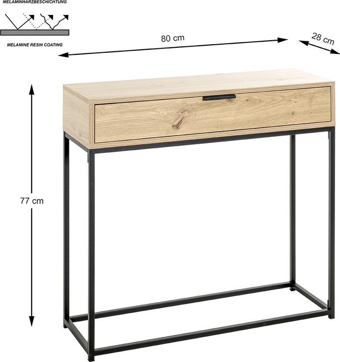 Produktbild HAKU Möbel Konsole (80 x 28 x 77 cm)