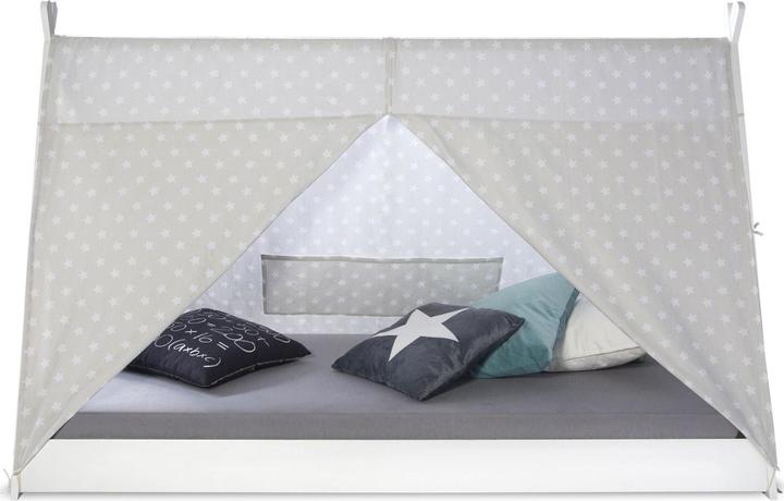 Produktbild Homestyle4u Kinderbett TIPI mit Matratze (90 x 200 cm)