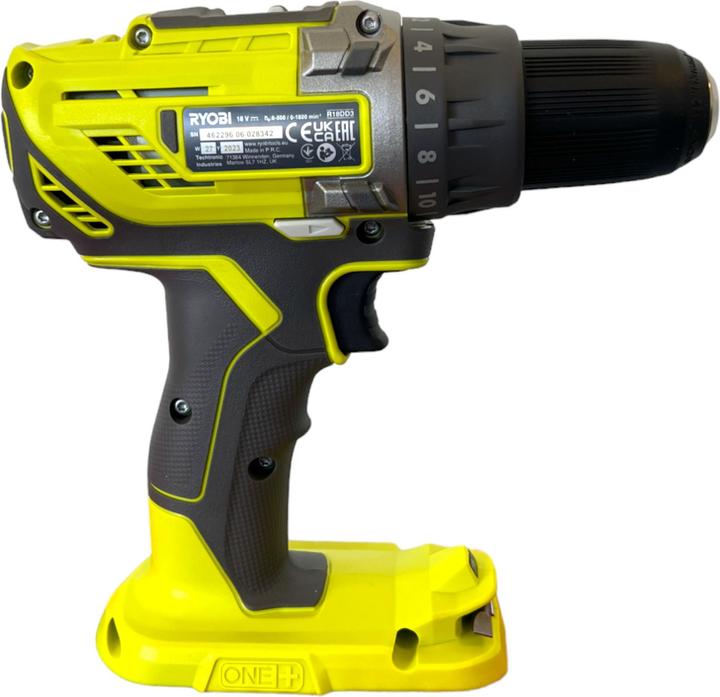 Actual product image Ryobi R18DD3-0 (Rechargeable battery operated)