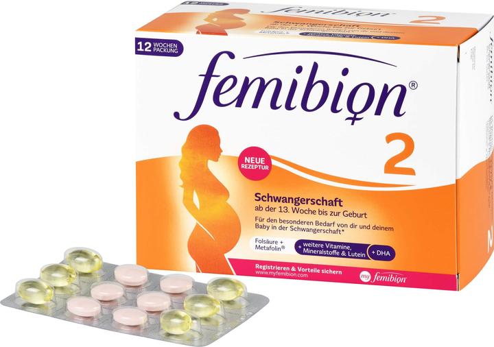 Image du produit Femibion Grossesse Comprimés et gélules (84 pièce(s), Cachets)