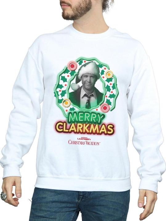Immagine prodotto National Lampoon´s Vacation National Lampoon's Christmas Vacation Greyscale Clarkmas Felpa Natale Uomo (XXL)