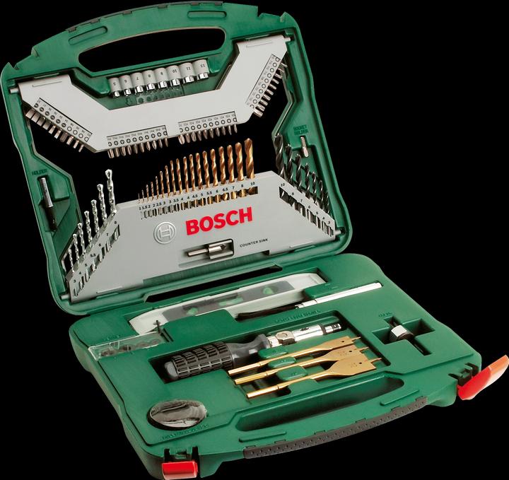 Actual product image Bosch Zubehör X-Line Titanium Drill and Bitset 100 pieces (32 mm, 38 mm, 45 mm, 54 mm)