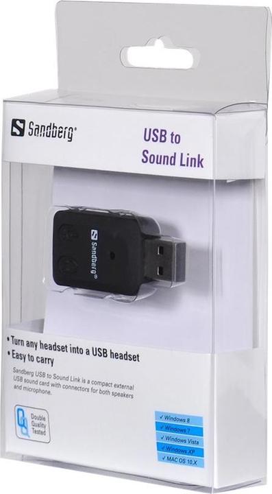 Actual product image Sandberg USB to Sound Link (USB)
