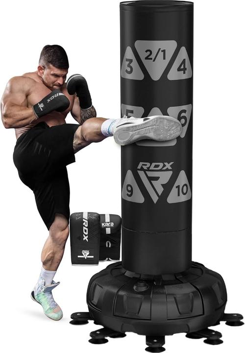 Produktbild Rdx Freistehender Boxsack Ziel + Boxhandschuhe (180 cm)