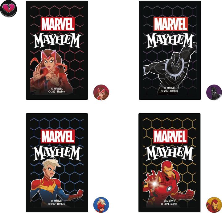 Actual product image Hasbro Gaming Card game Marvel Mayhem (German)