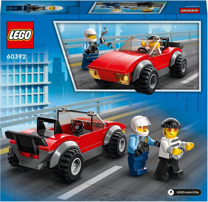 Actual product image LEGO Police motorbike chase (60392, LEGO City)
