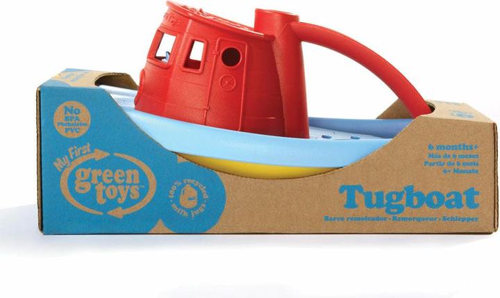 Produktbild Green Toys Tugboat - Rot / Blau