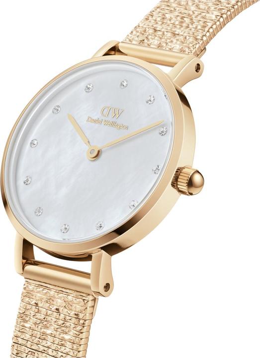 Produktbild Daniel Wellington Classic Petite Lumine Pressed Piano Gold White (Analoguhr, 28 mm)