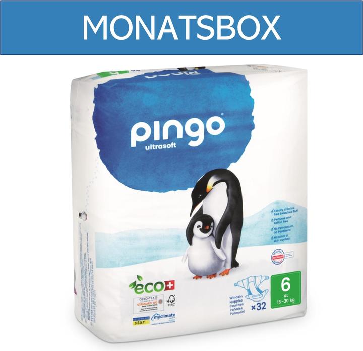 Actual product image Pingo Eco diapers (Size 6, Monthly box, 192 Piece)