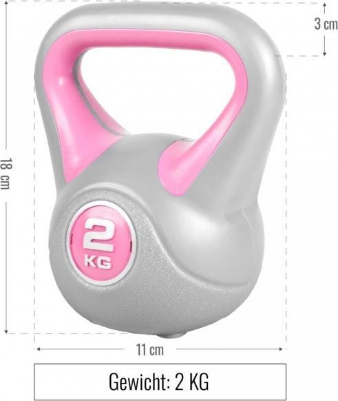 Image du produit Gorilla Sports Kettlebell Stylé (2 x 2 kg)
