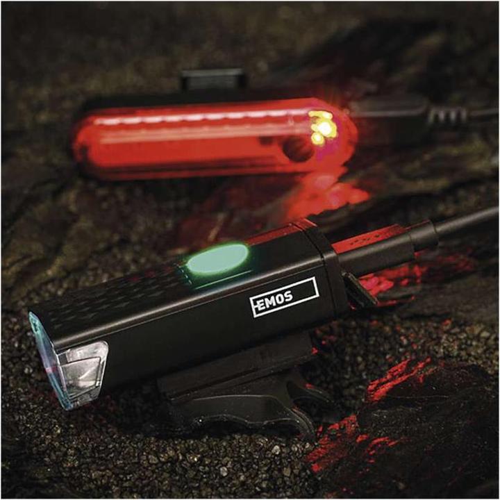 Image du produit Emos Lampes pour vélo (90 lm, 20 lm)