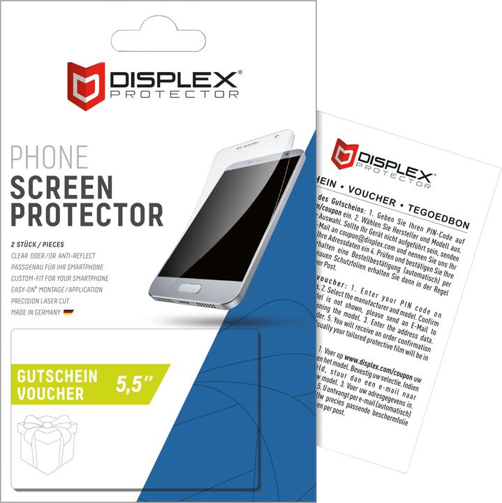 Produktbild Displex Protector Individual Coupon DE clear (2 Stück)