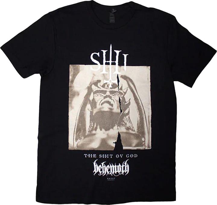 Actual product image Behemoth Unisex Adult The Shit Ov God Parchment Back Print T-Shirt (XL)