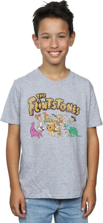 Actual product image The Flintstones Boys Group Distressed T-Shirt (116)