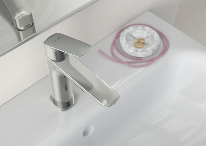 Produktbild hansgrohe Logis Einhebel-Waschtischarmatur 110 Fine mit Zugstangen-Ablaufgarnitur