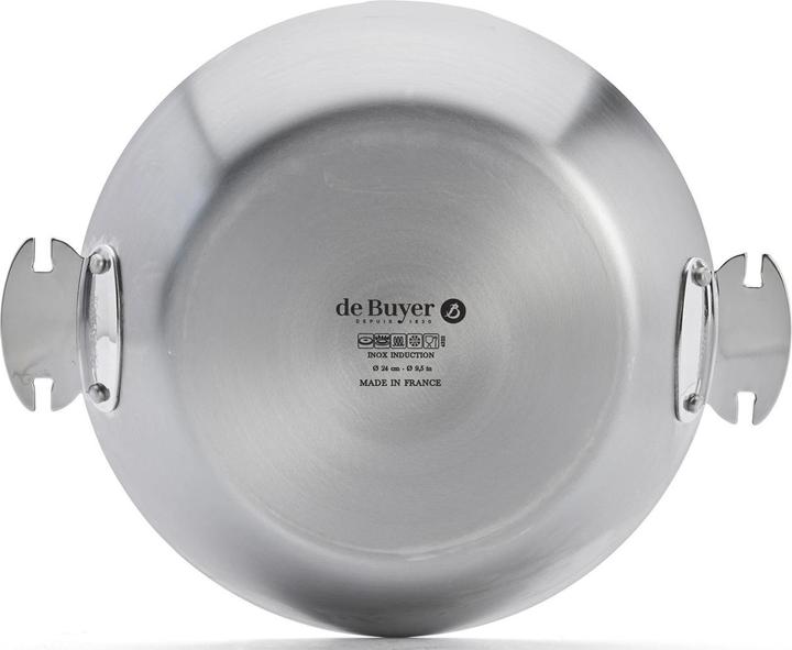 Actual product image de Buyer PAN ALCHIMY LOQY ø24 (24 cm, Frying pan, Stainless steel)
