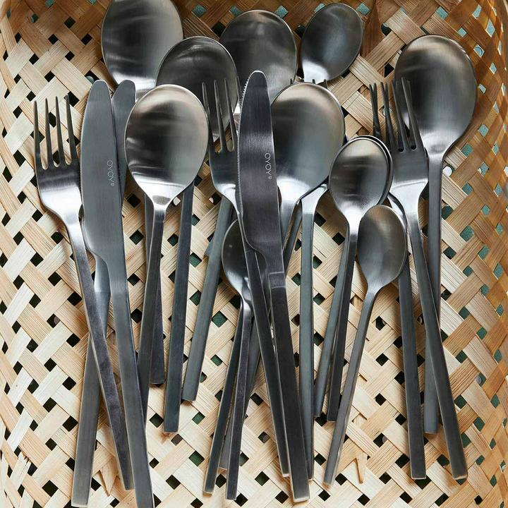 Actual product image Oyoy Coffee spoon Yuka 4 pieces, silver (4 Piece, Scoops)