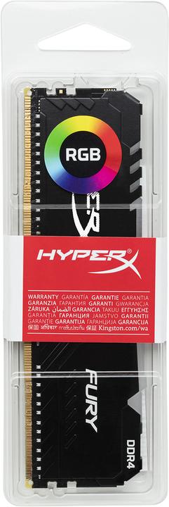 Actual product image HyperX Fury RGB (1 x 8GB, 3600 MHz, DDR4-RAM, DIMM)