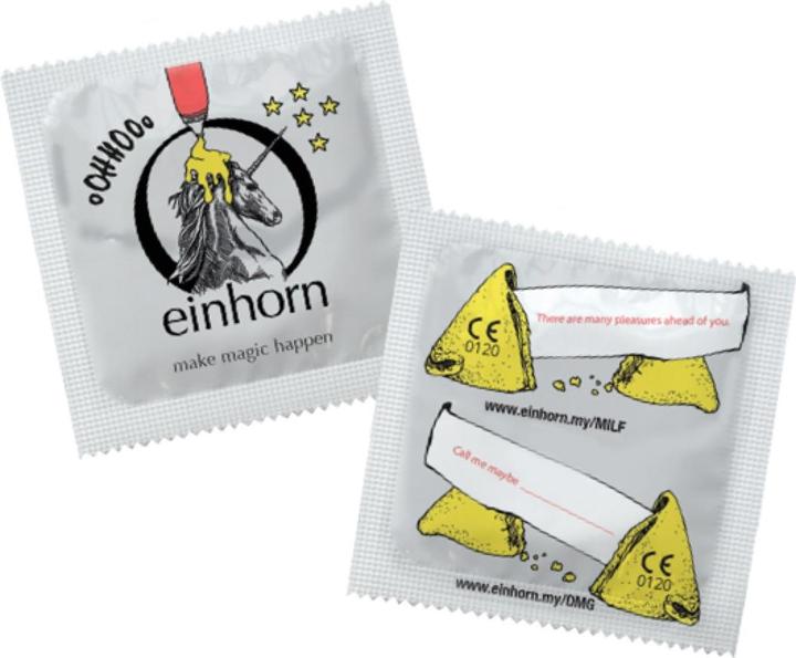 Actual product image Einhorn Condoms Condom Unicorn Foodporn (7 pcs.)