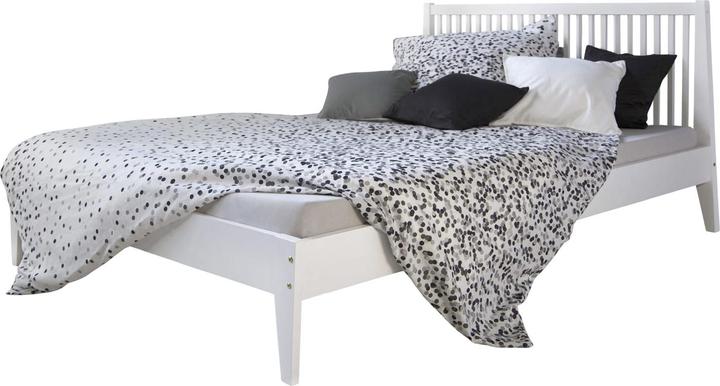 Immagine prodotto Jamb Letto matrimoniale in legno 140x200cm pino bianco (140 x 200 cm)