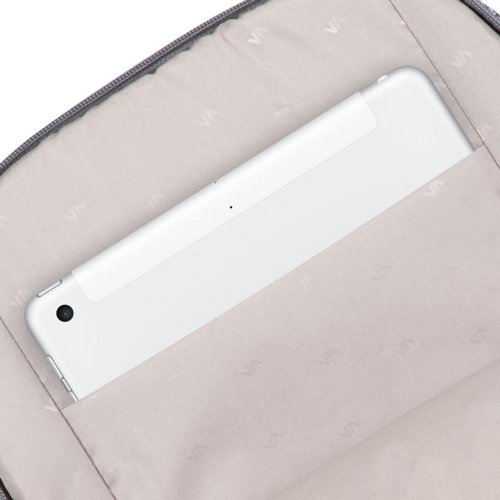 Actual product image Rivacase Laptop backpack, Light gray (15 l)