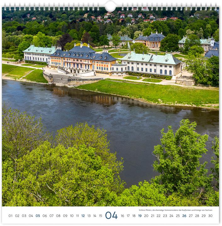 Actual product image Kalender Burgen und Schlsser Sachsen 2026 (30 x 30 cm, German)
