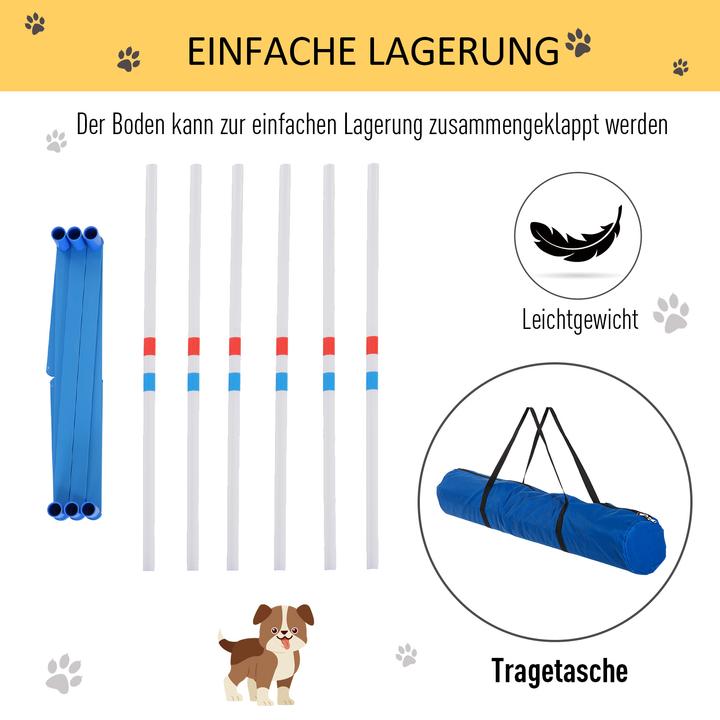 Immagine prodotto PawHut Set di addestramento per cani con borsa (Destrezza)
