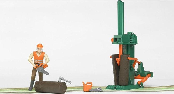 Actual product image Bruder BR Forestry set bWorld with figure