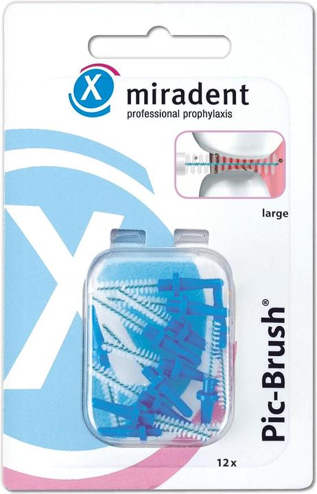 Actual product image Miradent Pic-Brush Refill Replacement Brushes (12 x)